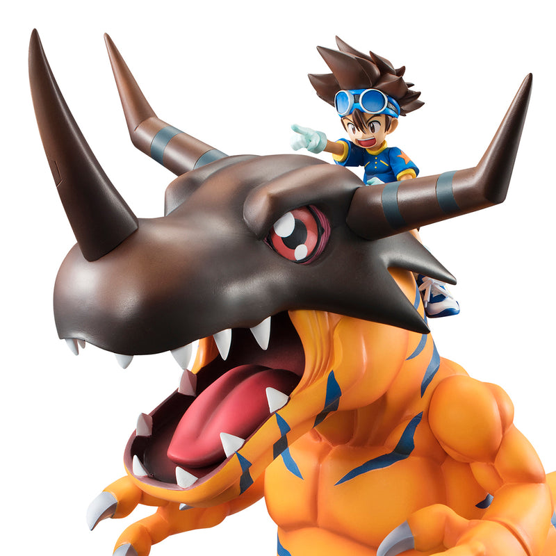 Digimon Adventure MEGAHOUSE G.E.M. series Greymon & Taichi Yagami (repeat)