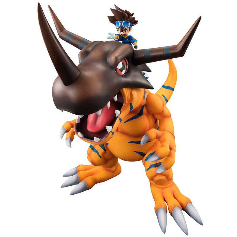DIGIMON MEGAHOUSE GEM SERIES DIGIMON GREYMON & YAGAMI TAICHI