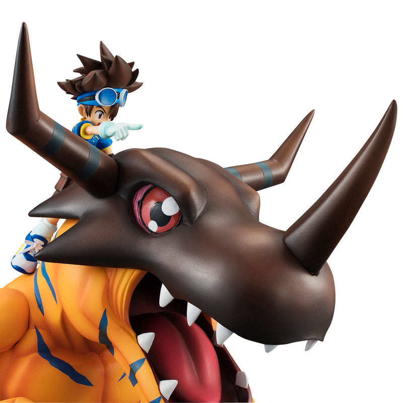 DIGIMON MEGAHOUSE GEM SERIES DIGIMON GREYMON & YAGAMI TAICHI