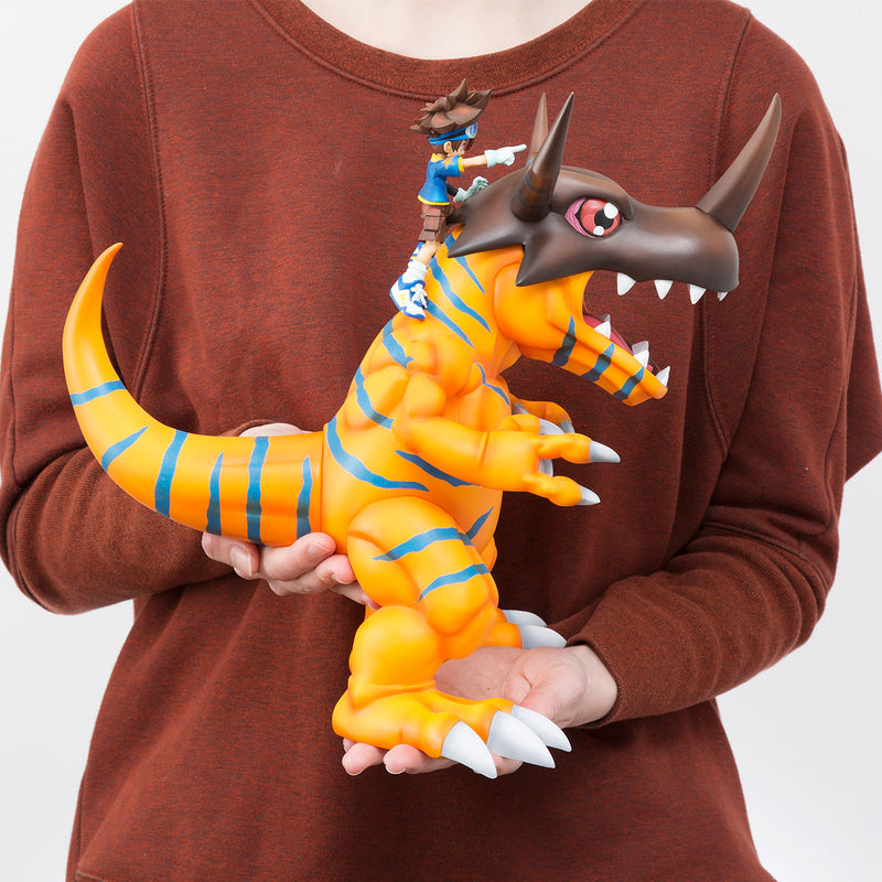 Digimon Adventure MEGAHOUSE G.E.M. series Greymon & Taichi Yagami (repeat)
