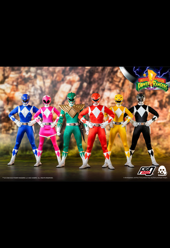 Mighty Morphin Power Rangers threezero 1/6 Core Rangers+Green Ranger Six-Pack