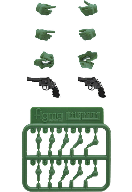 TOMYTEC LAOP07: figma Tactical Gloves 2 - Revolver Set (Green)