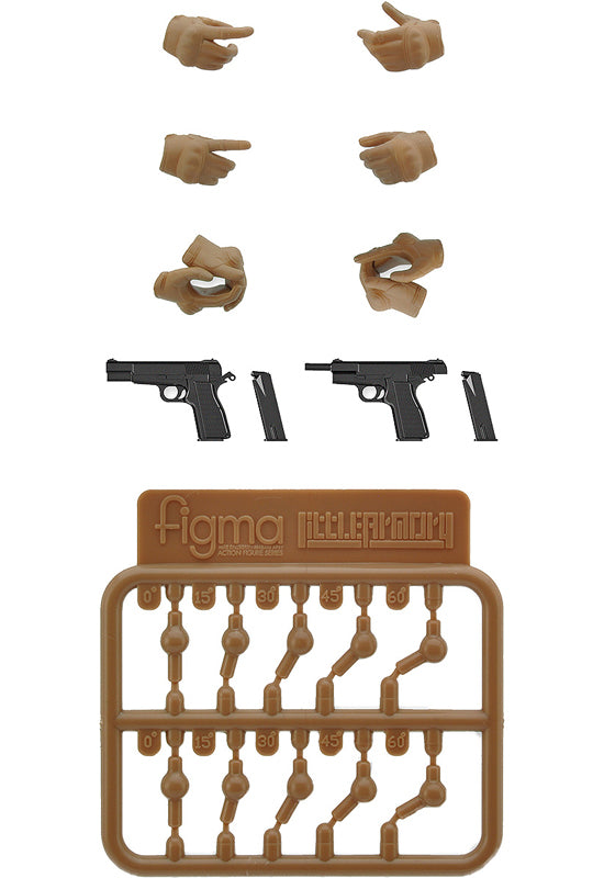 TOMYTEC LAOP06: figma Tactical Gloves 2 - Handgun Set (Tan)