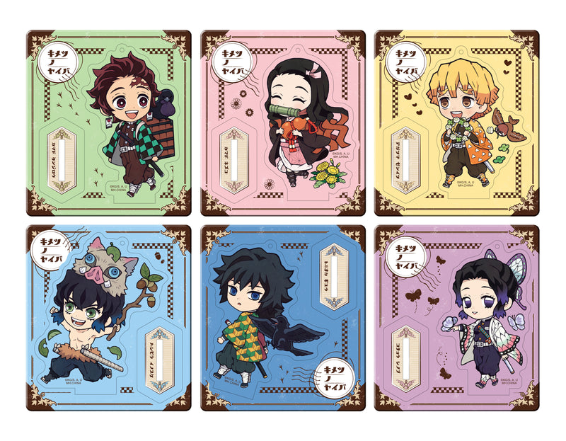 Demon Slayer MEGAHOUSE Retro Acrylic Stand outing set ～colorful Ver.～(Set of 6 Characters)