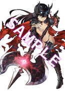 Bikini Warriors HOBBY JAPAN Black Knight Limited Ver. : OVA Blu-ray + A4 size Clear holder + bonus paper