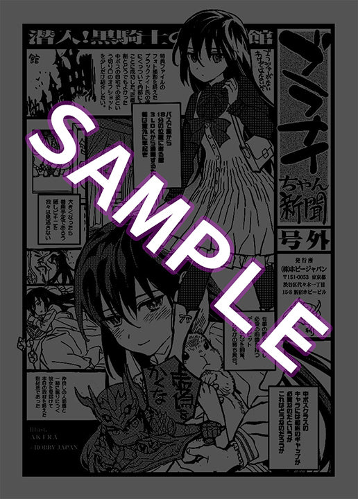 Bikini Warriors HOBBY JAPAN Black Knight Limited Ver. : OVA Blu-ray + A4 size Clear holder + bonus paper