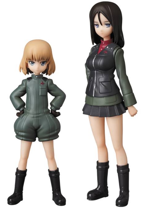 Girls und Panzer MEDICOM UDF Katsyusha & Nonna set