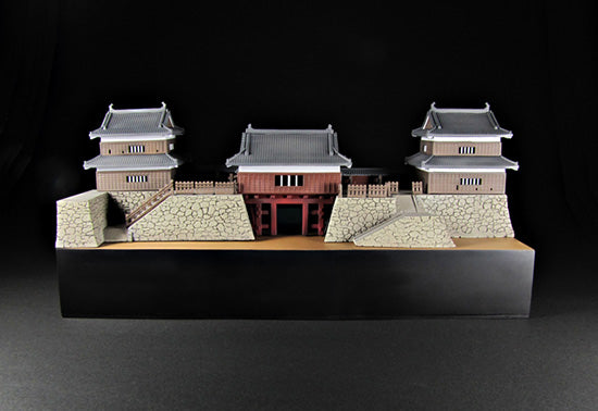 CASTLE Collection PLUM 1/200 Shinshu Ueda Castle (with Sanada Kabuto Paper Craft)