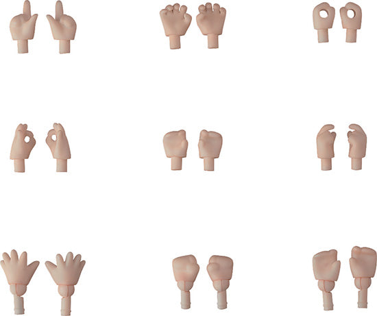 Nendoroid Doll Good Smile Company Hand Parts Set (Peach/Cinnamon/Cream)