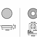 Modelling Support Goods KOTOBUKIYA PLASTIC UNIT Round Mold IV