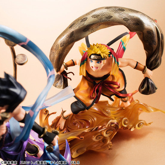 NARUTO MEGAHOUSE G.E.M.SERIES REMIX FUJIN & RAIJIN SET