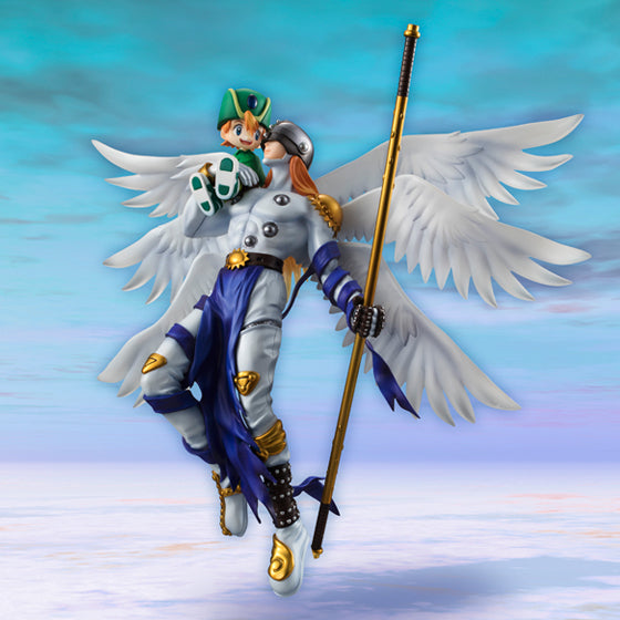 Digimon Adventure MEGAHOUSE GEM Angemon & Takaishi Takeru 【repeat】
