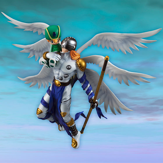 Digimon Adventure MEGAHOUSE GEM Angemon & Takaishi Takeru 【repeat】