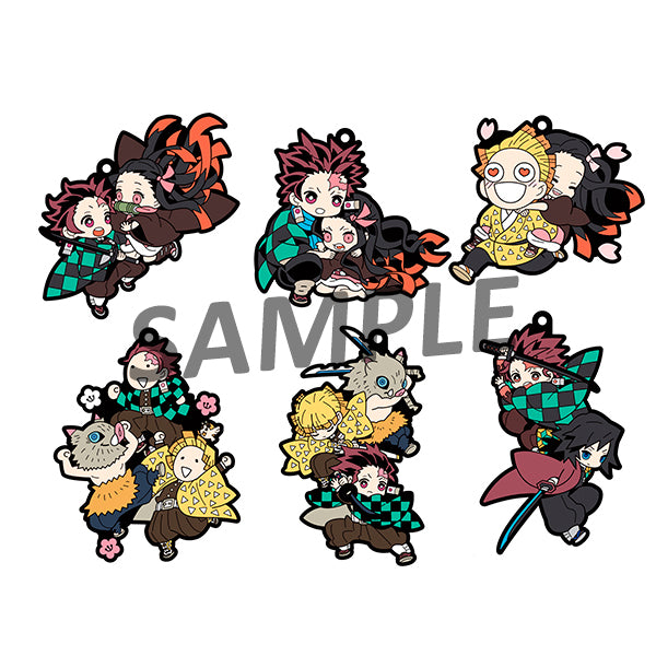 DEMON SLAYER Kimetsu no yaiba MEGAHOUSE RUBBER MASCOT BUDDYCOLLE Vol.1 【repeat】 (BOX of 6)