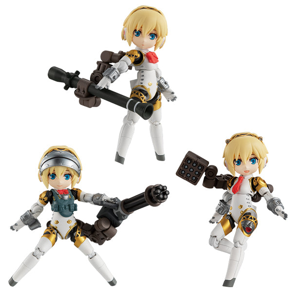 Desk Top Army MEGAHOUSE Persona 3 Seriese Collaboration Aigis (Set of 3 Characters)