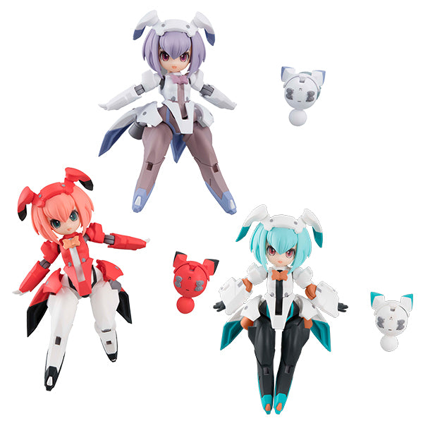 DESKTOP ARMY MEGAHOUSE F-606s FREA NABBIT Sisters (repeat)(Set of 3 Characters)