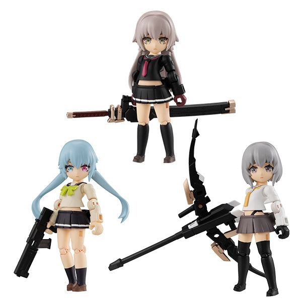 Heavily Armed High School Girls MEGAHOUSE DESKTOP ARMY GIRL TEAM 1 (Set of 3 Characters) (Re-Run)