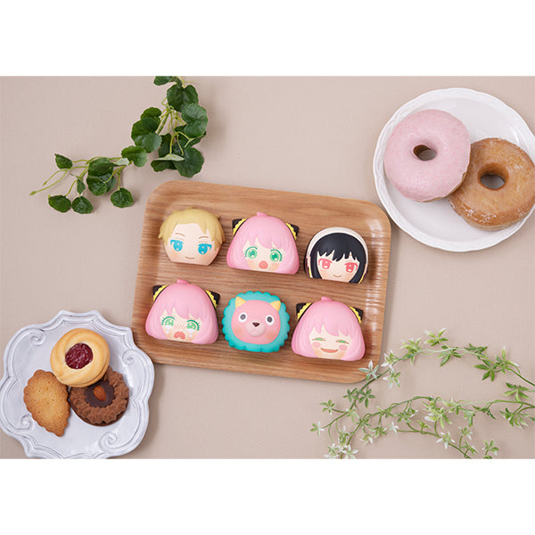 SPY × FAMILY MEGAHOUSE FLUFFT SQUEEZE BREAD(Set of 6 Characters)