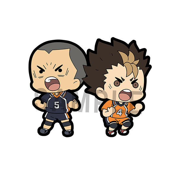 Haikyuu!! MEGAHOUSE Rubber Mascot Buddycolle (Box of 6)