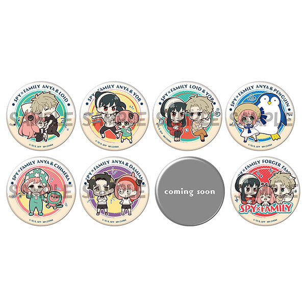 SPY × FAMILY MEGAHOUSE Buddycolle Metal Badge Collection (Box of 8)