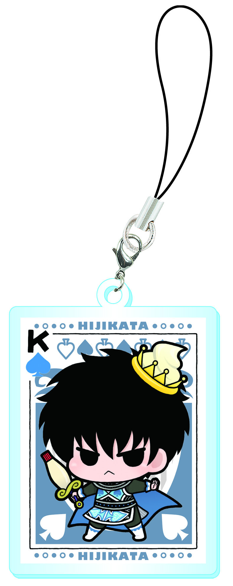 GINTAMA MEGAHOUSE ACRYLIC W/ STRAP GIN SAN'S CARDS (box of 6)