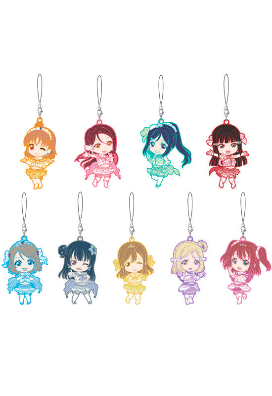 Love Live! Sunshine!! GOOD SMILE COMPANY Nendoroid Plus Trading Rubber Straps Koi ni Naritai AQUARIUM Ver. (Set of 9 Characters)