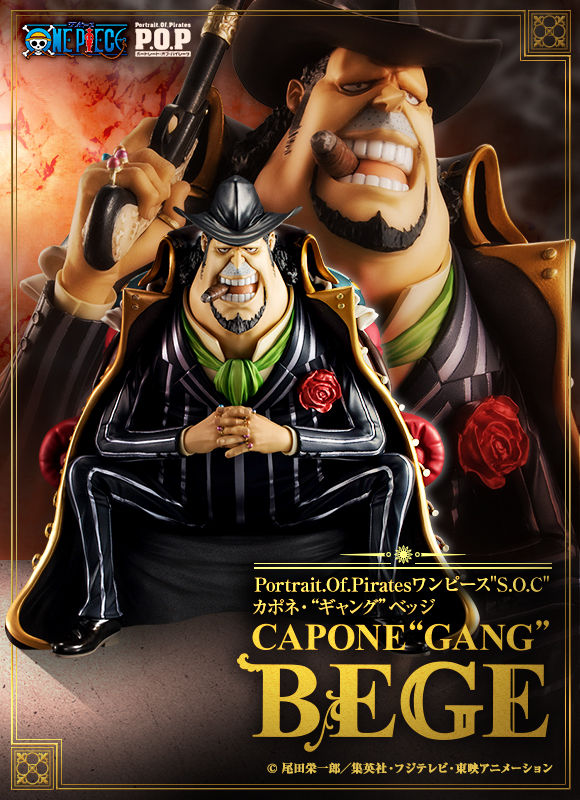 One Piece MEGAHOUSE POP OP "SOC" Capone Gang Bedge