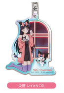 Pretty Guardian Sailor Moon Bandai Acrylic Key Chain Series x Sanrio Characters Aurora TYPE 04 Hino Rei x Kuromi AKO