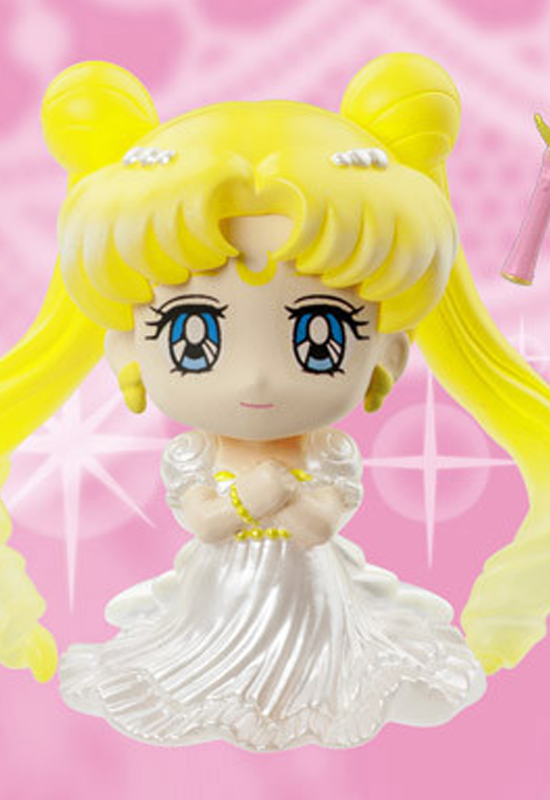 Petit Char! Pretty Soldier Sailor Moon Princess Serenity & Moon Stick Cha