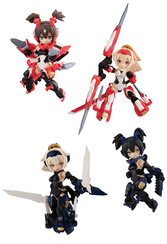 DESK TOP ARMY MEGAHOUSE MEGAMI DEVICE ASURA SERIES (Set of 4 Characters)