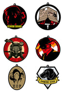 RUBBER COLLECTION MEGAHOUSE METAL GEAR SOLID5 (BOX  SET OF 6)