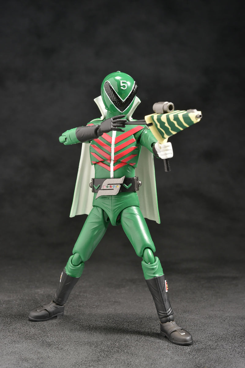 Hero Action Figure HAF Himitsu Sentai Gorenger EVOLUTION TOYS MOMORANGER & MIDORANGER