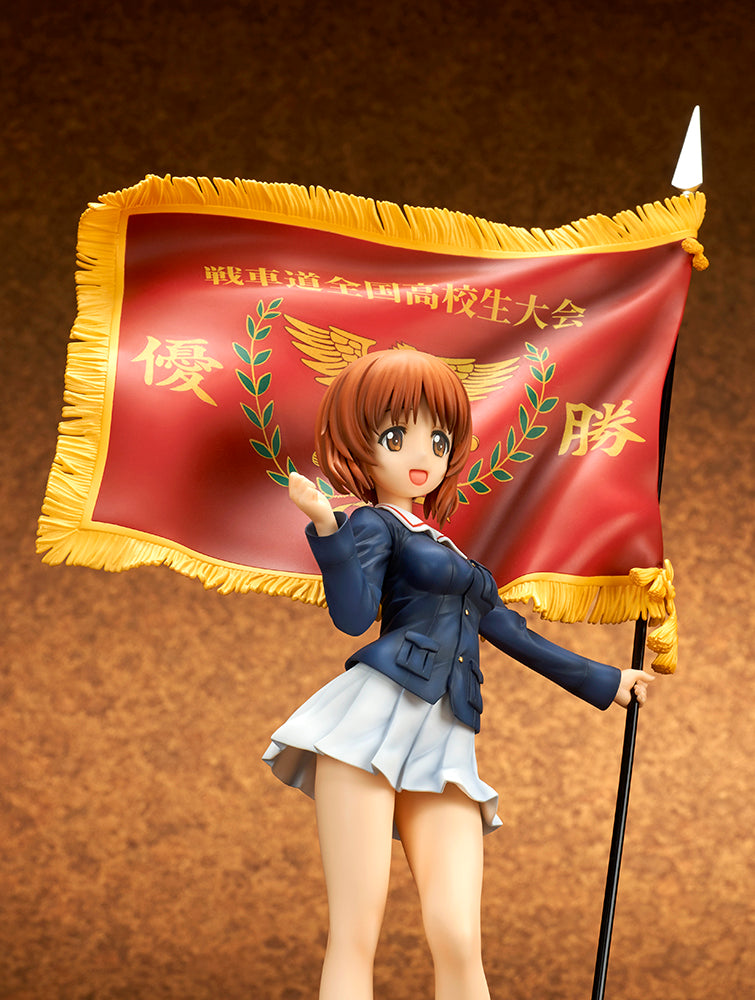 Girls und Panzer the Movie Ques Q Miho Nishizumi Senshado Zenkoku Koukousei Taikai Winning Flag Ver.