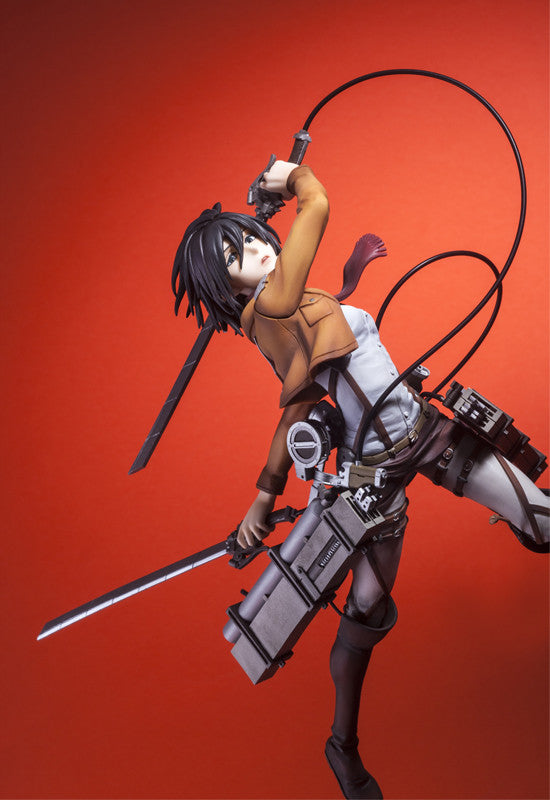 Attack on Titan Union creative Hdge technical statue No.5 Mikasa Training Corps Ver. Figure