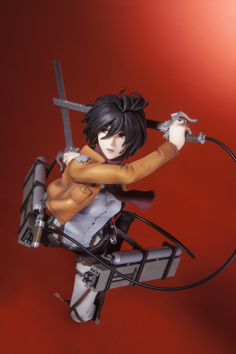 Attack on Titan Union creative Hdge technical statue No.5 Mikasa Training Corps Ver. Figure