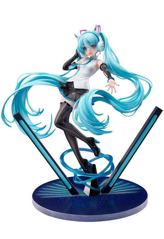 HATSUNE MIKU FURYU Corporation 【YOWU×F:NEX】HATSUNE MIKU CAT EAR HEADPHONE Ver. 1/7 Scale Figure (Necomimi)