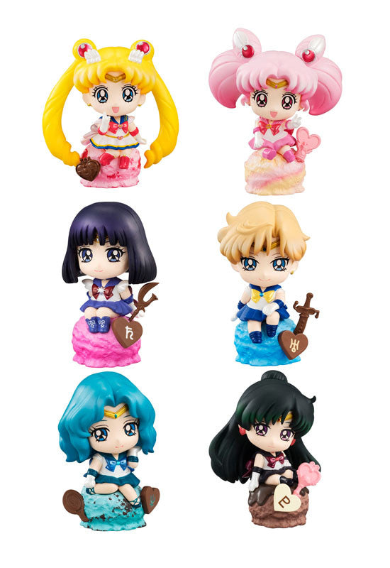 SAILOR MOON MEGAHOUSE PETIT CHARA ICE CREAM☆PARTY (BOX OF 6 CHARACTERS)
