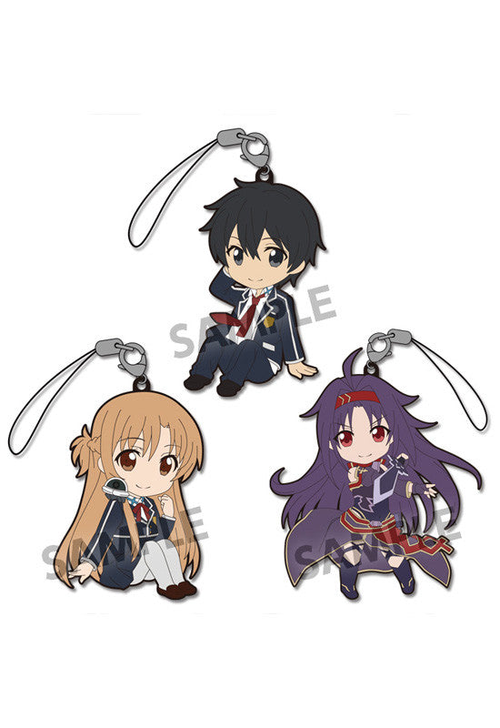 Sword Art Online Ⅱ  HOBBY STOCK Pikuriru! Rubber Strap Set - Mother's Rosario - (Set of 3 Characters)(re-run)