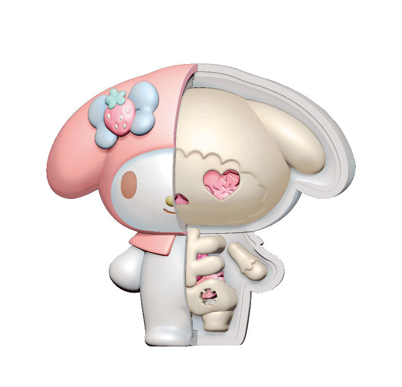 PUZZLE MASCOT KAITAI FANTASY  MEGAHOUSE Sanrio Characters Assortment Set of 4