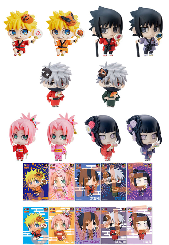 Petit Chara Land MEGAHOUSE NARUTO 10th Anniversary Ver. BOX SET 10 【with gift】