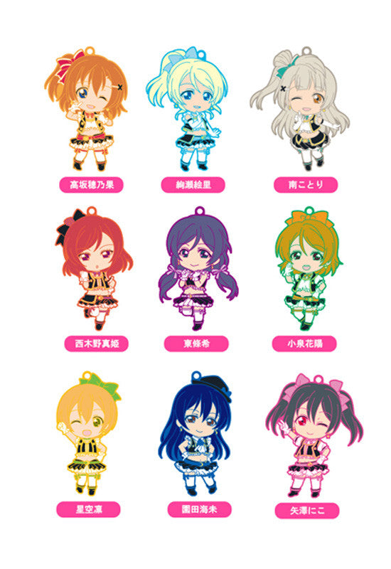 Love Live! Good Smile Company Nendoroid Plus Trading Rubber Straps: LoveLive! 05 (SET OF 9 CHARACTERS)