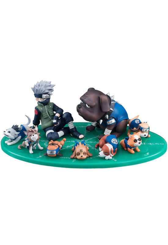 NARUTO MEGAHOUSE G.E.M. SERIES GAIDEN! KAKASHI & NINKEN(NINJA DOG) SET