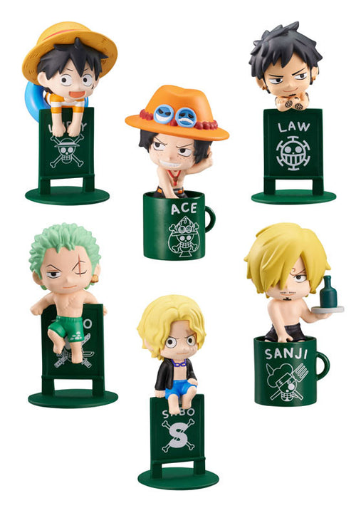 One Piece MEGAOHUSE OCHATOMO OP Pirate's Vacation (Set of 8 characters