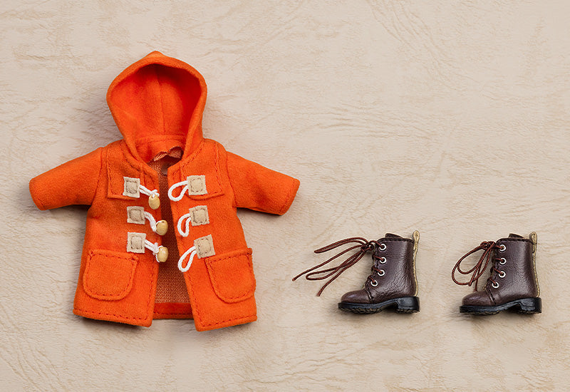 Nendoroid Doll Warm Clothing Set: Boots & Duffle Coat (Orange)
