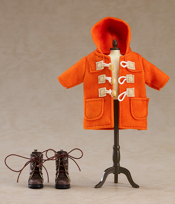 Nendoroid Doll Warm Clothing Set: Boots & Duffle Coat (Orange)