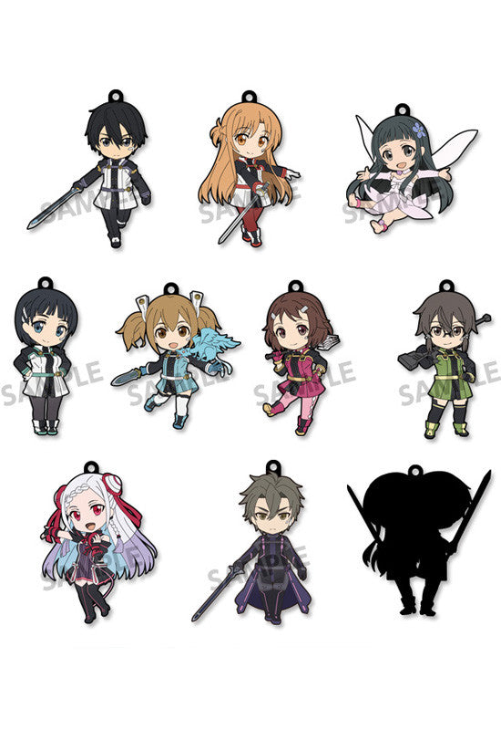 Sword Art Online The Movie – Ordinal Scale – HOBBY STOCK Pikuriru! Trading Rubber Strap (Box Set of 10 Characters)
