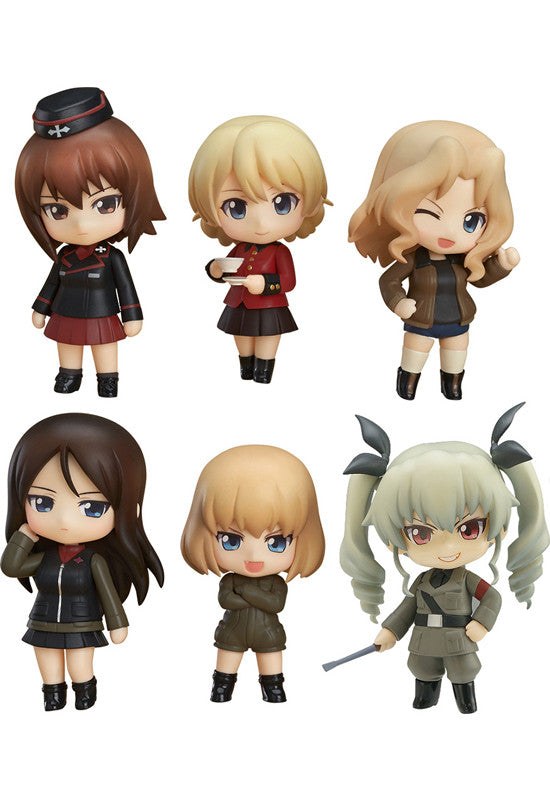 GIRLS und PANZER der Film Nendoroid Petite: Girls und Panzer - Other High Schools Ver. (Box Set of 6 Characters)