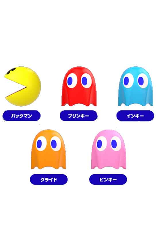 PAC-MAN Good Smile Company PAC-MAN PAC-MAN Cable Mascots (Set of 6 Characters)