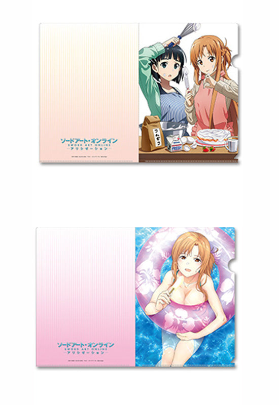 SWORD ART ONLINE ALICIZATION HOBBY STOCK Clear Document Folder Set