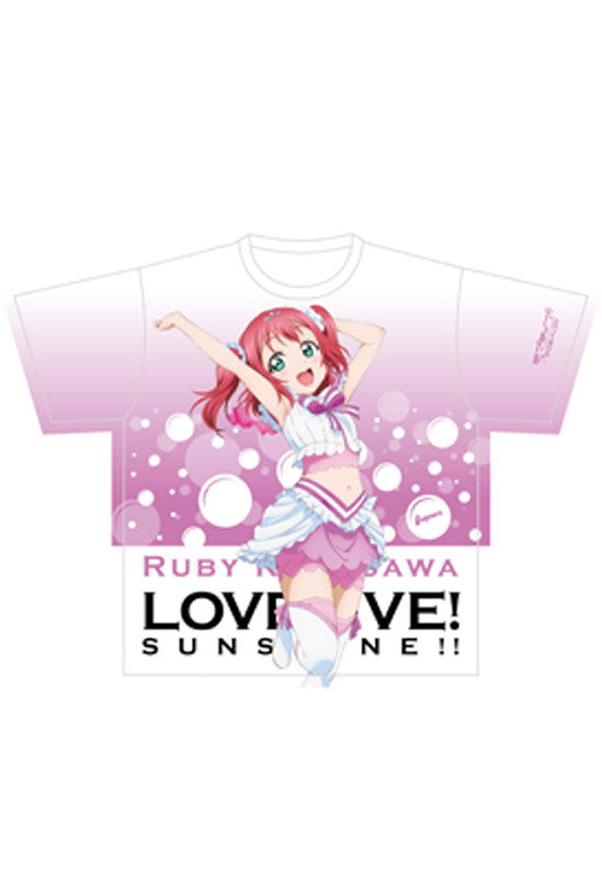 Love Live! Sunshine!! KADOKAWA Full Graphic T-shirt KUROSAWA RUBY